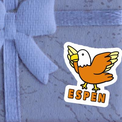 Sticker Espen Vogel Notebook Image