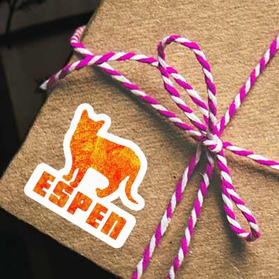 Sticker Katze Espen Notebook Sticker Katze Espen Notebook Image