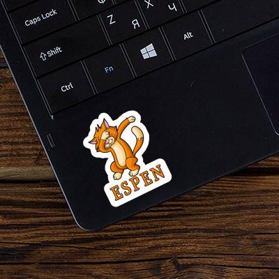 Sticker Espen Dabbing Cat Laptop Sticker Espen Dabbing Cat Laptop Image