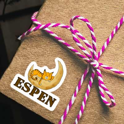 Autocollant Espen Chat Notebook Autocollant Espen Chat Gift package Image