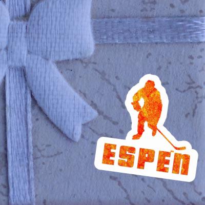 Espen Autocollant Joueur de hockey Gift package Image