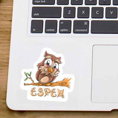 Aufkleber Eule Espen Gift package Image