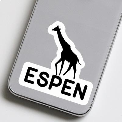 Espen Sticker Giraffe Notebook Espen Sticker Giraffe Gift package Image