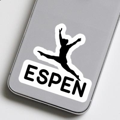 Aufkleber Espen Gymnastin Image