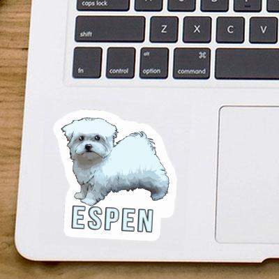 Sticker Maltese Dog Espen Gift package Image