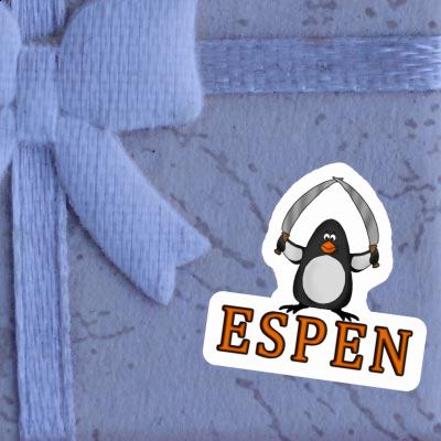 Autocollant Pingouin Espen Gift package Image