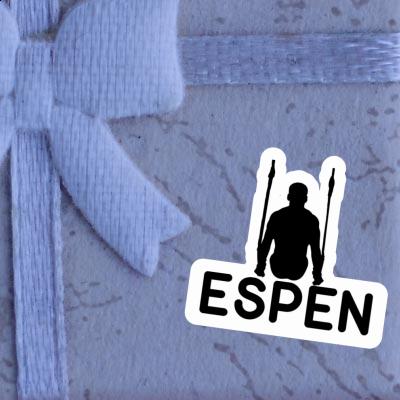 Espen Autocollant Gymnaste aux anneaux Espen Autocollant Gymnaste aux anneaux Image