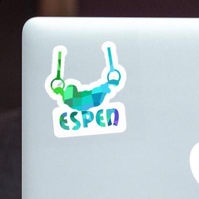 Sticker Ring gymnast Espen Image