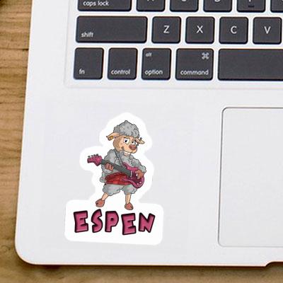Aufkleber Rockergirl Espen Notebook Image
