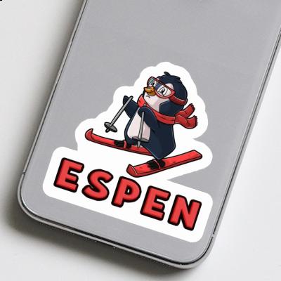 Sticker Espen Skier Notebook Image