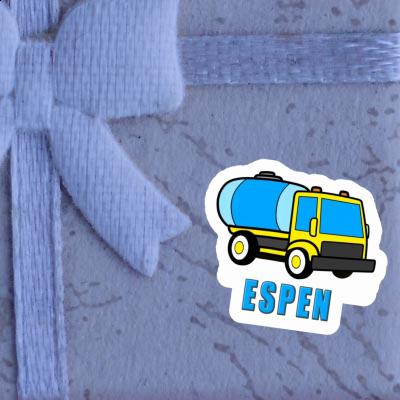 Autocollant Camion d'eau Espen Laptop Autocollant Camion d'eau Espen Laptop Image