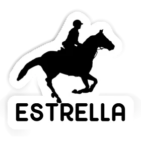 Estrella Autocollant Cavalière Image