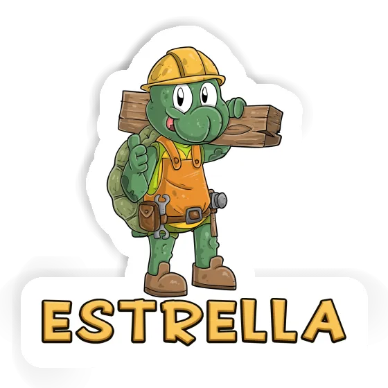 Autocollant Estrella Ouvrier du bâtiment Laptop Autocollant Estrella Ouvrier du bâtiment Laptop Image