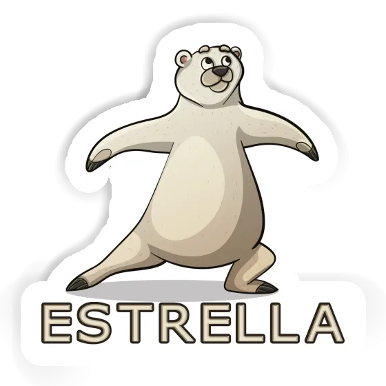 Autocollant Ours du yoga Estrella Notebook Autocollant Ours du yoga Estrella Gift package Image