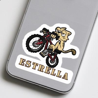 Chat à vélo Autocollant Estrella Laptop Chat à vélo Autocollant Estrella Laptop Image