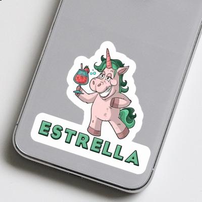 Autocollant Estrella Licorne festive Gift package Image