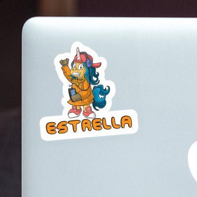 Licorne hip-hop Autocollant Estrella Image