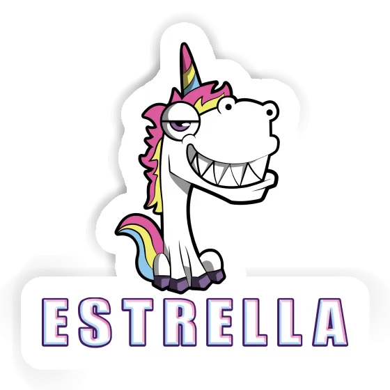 Estrella Autocollant Licorne Laptop Estrella Autocollant Licorne Laptop Image