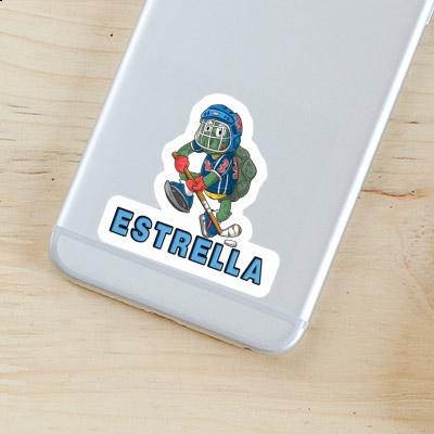 Joueur de hockey sur glace Autocollant Estrella Joueur de hockey sur glace Autocollant Estrella Image