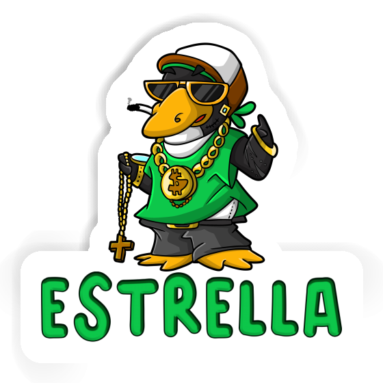 Autocollant Estrella Pingouin hip-hop Notebook Autocollant Estrella Pingouin hip-hop Gift package Image