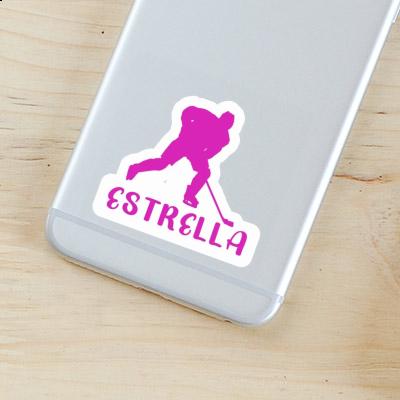 Sticker Estrella Eishockeyspielerin Notebook Sticker Estrella Eishockeyspielerin Gift package Image