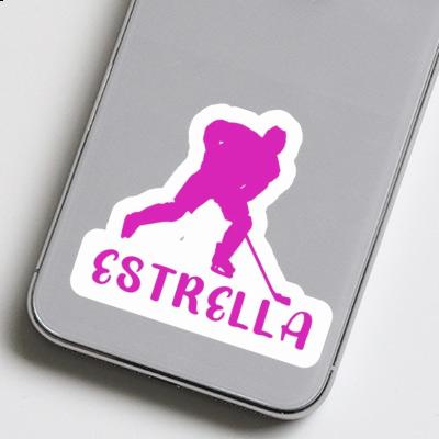 Hockey Player Sticker Estrella Hockey Player Sticker Estrella Image