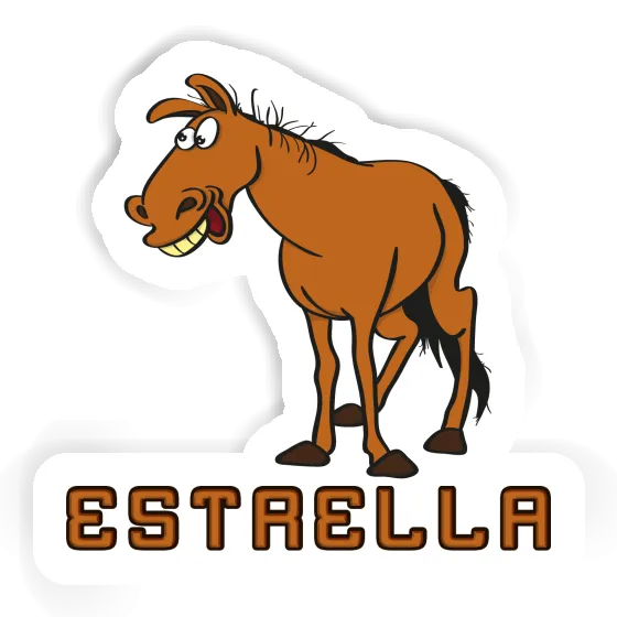 Autocollant Estrella Cheval Image