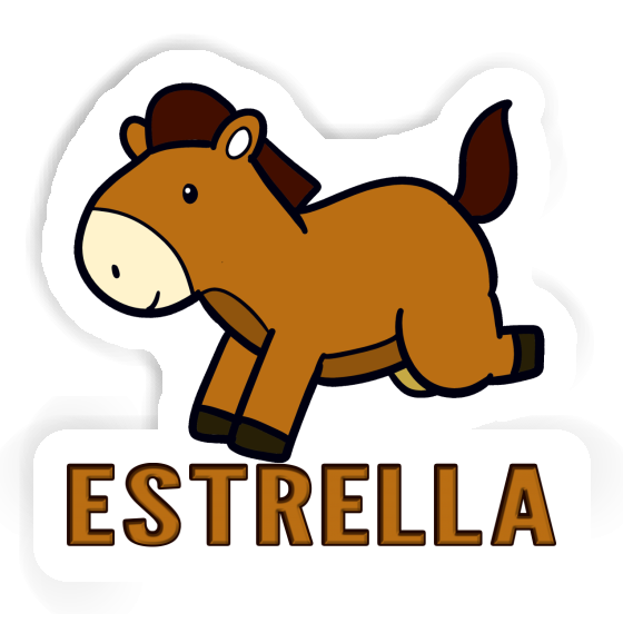 Autocollant Estrella Cheval Notebook Autocollant Estrella Cheval Notebook Image