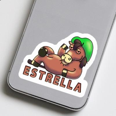 Estrella Autocollant Cheval Estrella Autocollant Cheval Image