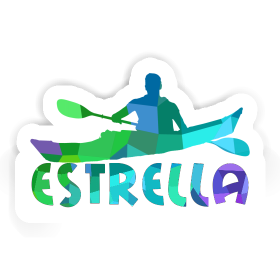Autocollant Kayakiste Estrella Autocollant Kayakiste Estrella Image
