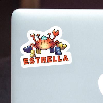 Estrella Autocollant Crabe Laptop Image