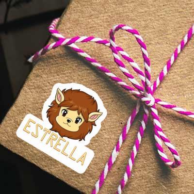 Autocollant Estrella Tête de lion Autocollant Estrella Tête de lion Image