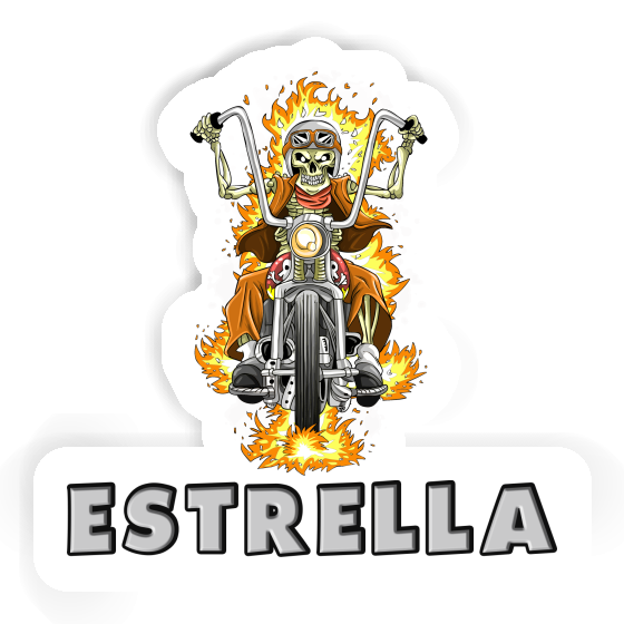 Motocycliste Autocollant Estrella Motocycliste Autocollant Estrella Image