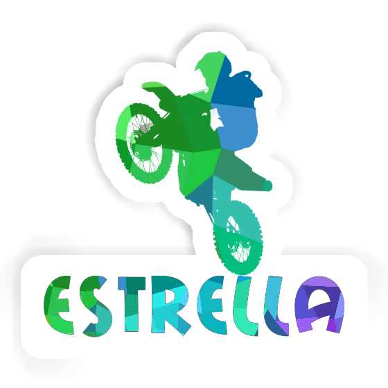 Aufkleber Motocross-Fahrer Estrella Aufkleber Motocross-Fahrer Estrella Image