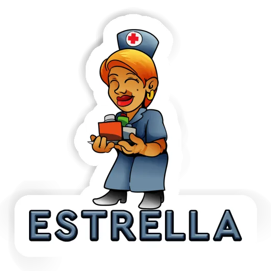 Autocollant Infirmière Estrella Autocollant Infirmière Estrella Image