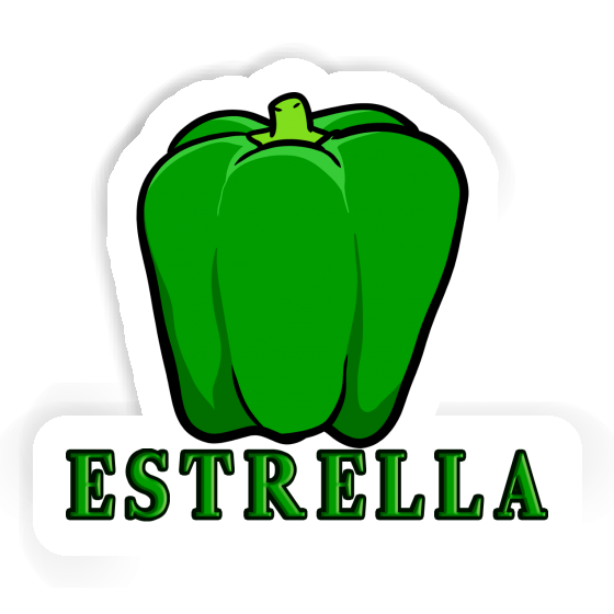 Aufkleber Estrella Paprika Notebook Aufkleber Estrella Paprika Notebook Image