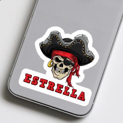 Piratenkopf Sticker Estrella Notebook Image