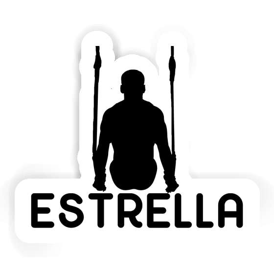 Autocollant Estrella Gymnaste aux anneaux Gift package Image