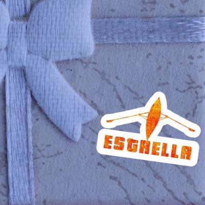 Estrella Autocollant Bateau à rames Notebook Image