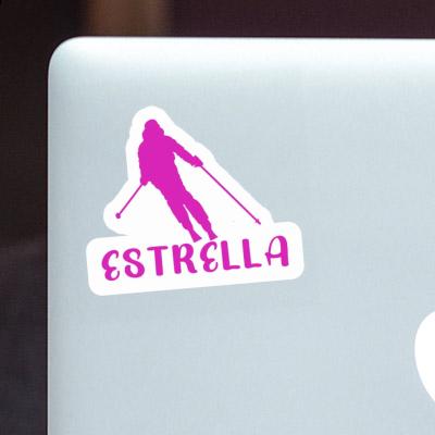 Aufkleber Estrella Skifahrerin Notebook Aufkleber Estrella Skifahrerin Gift package Image