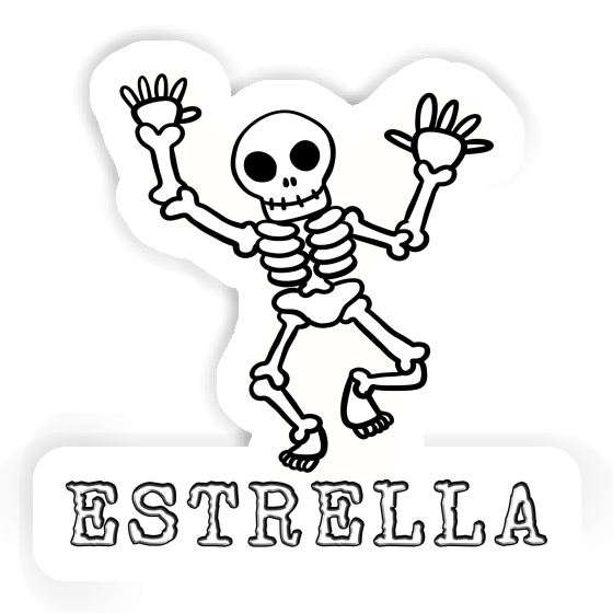 Skelett Aufkleber Estrella Notebook Skelett Aufkleber Estrella Gift package Image