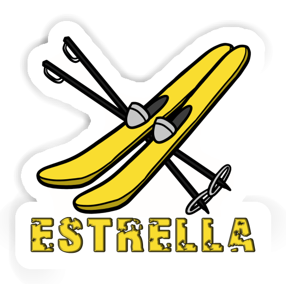 Autocollant Ski Estrella Gift package Image