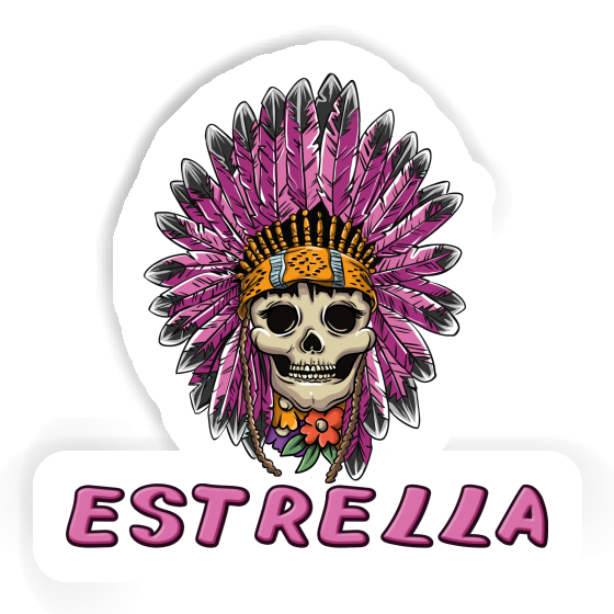 Estrella Aufkleber Damen Totenkopf Notebook Estrella Aufkleber Damen Totenkopf Gift package Image