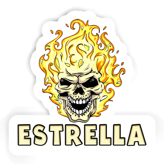 Aufkleber Estrella Totenkopf Notebook Aufkleber Estrella Totenkopf Gift package Image