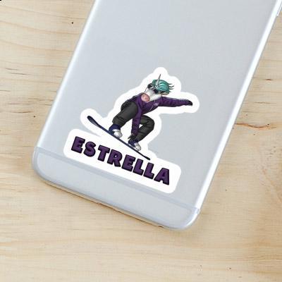 Autocollant Estrella Snowboardeuse Laptop Autocollant Estrella Snowboardeuse Laptop Image
