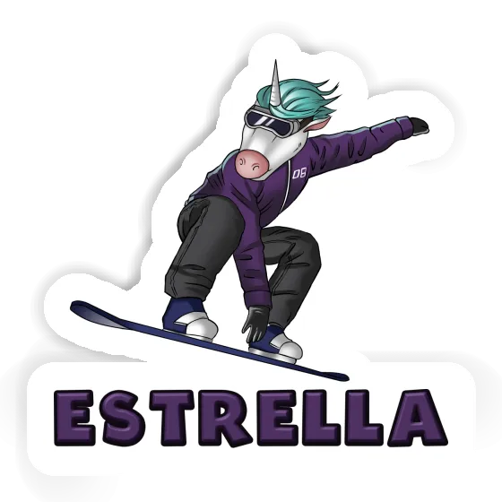 Autocollant Estrella Snowboardeuse Notebook Autocollant Estrella Snowboardeuse Gift package Image