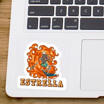 Sticker Estrella Surfer Laptop Image