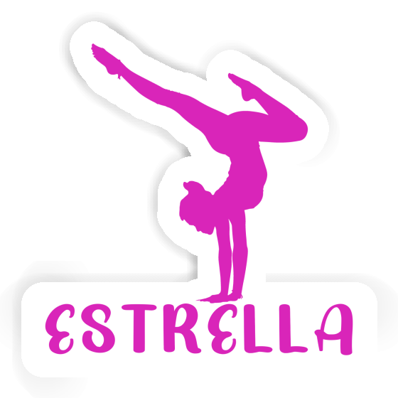 Femme de yoga Autocollant Estrella Notebook Femme de yoga Autocollant Estrella Notebook Image
