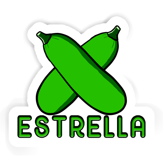 Zucchini Aufkleber Estrella Zucchini Aufkleber Estrella Image