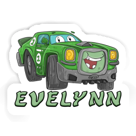 Evelynn Autocollant Voiture de course Image